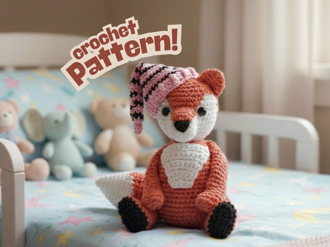 Rocks The Fox Amigurumi