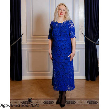 Blue Lace Dress