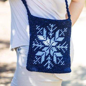 Snowflake Tapestry Bag