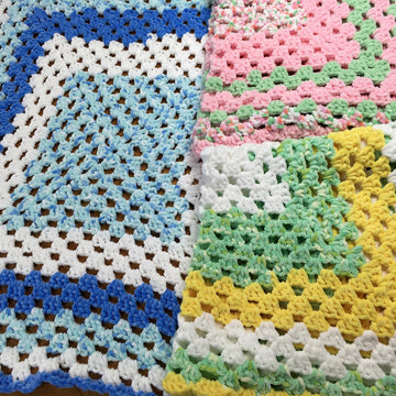 Easy Beginner's Granny Square Blanket