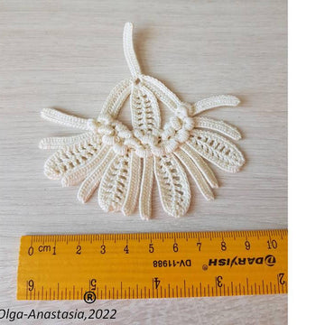 Antique flower with bourdon 1