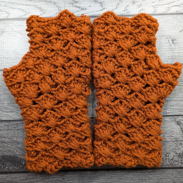 Autumn Waves Fingerless Gloves