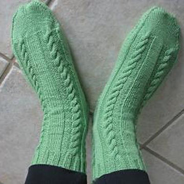 Hell's Canyon Cable Socks