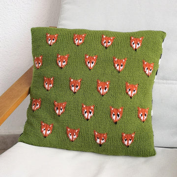 Troop of Foxes Cushion