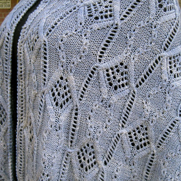 Mito Cable Lace Shawl