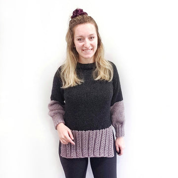 Lavender Dip Sweater