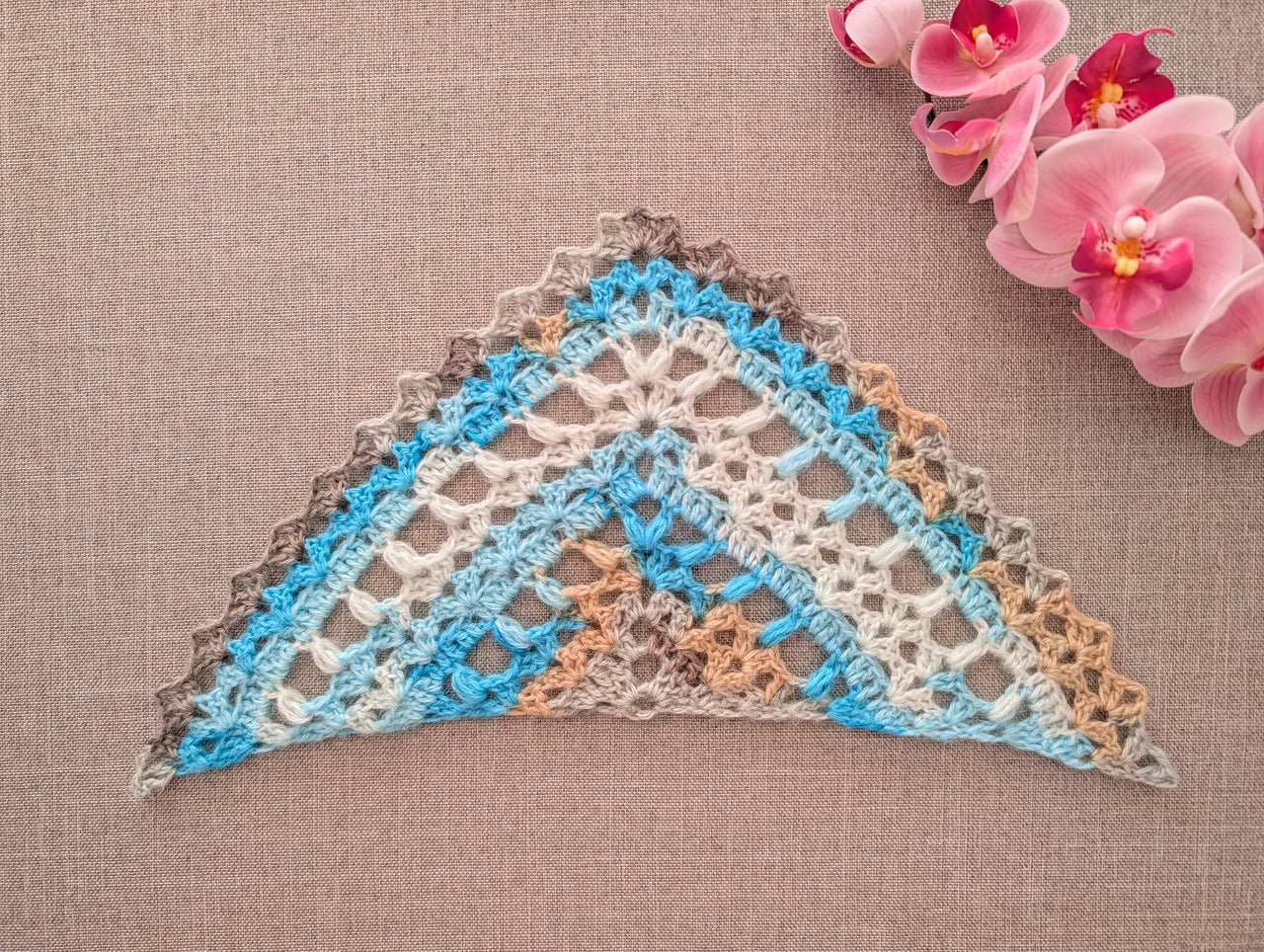 Crochet Shawl Pattern / Chart #91