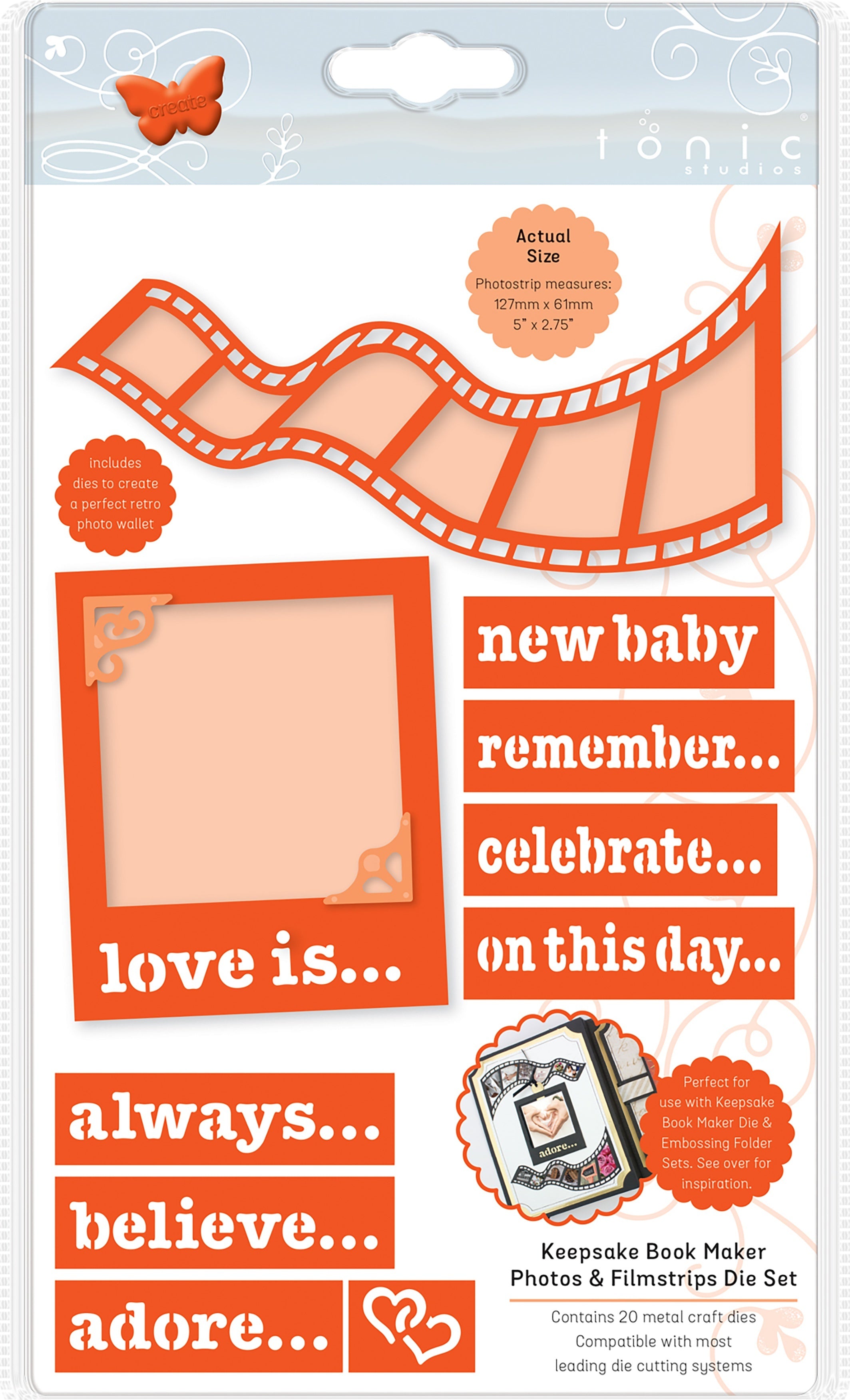 Tonic Studios Dies - Keepsake Book Maker-Photos & Filmstrips