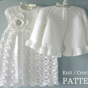 Crochet Baby Dress Knitting Baby Cardigan Pattern Baby Outfit