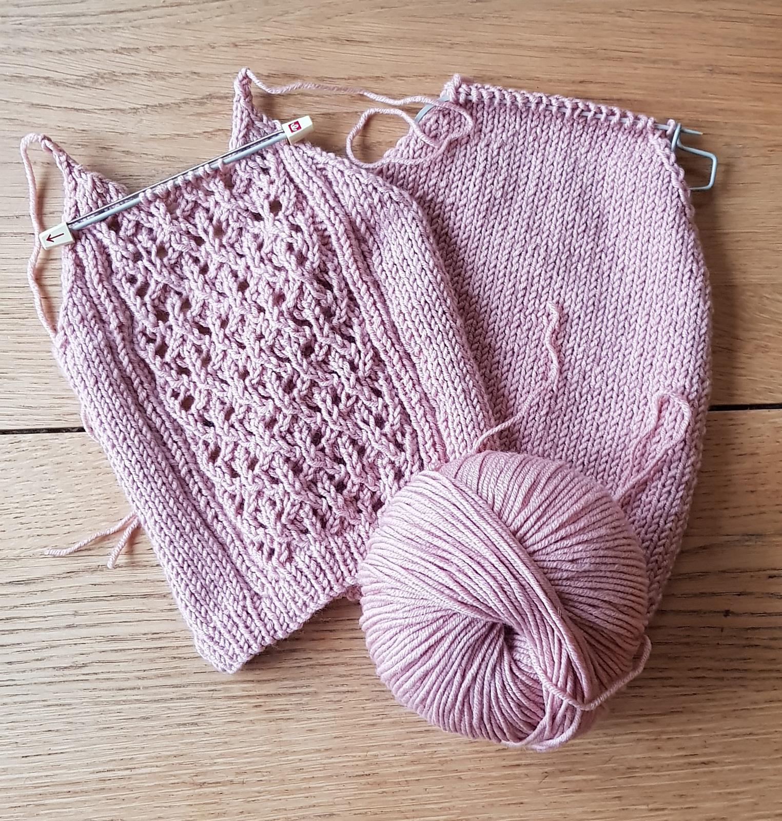 Laura Lace Panel Sweater