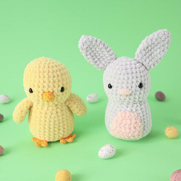 Little Chick and Bunny Amigurumi