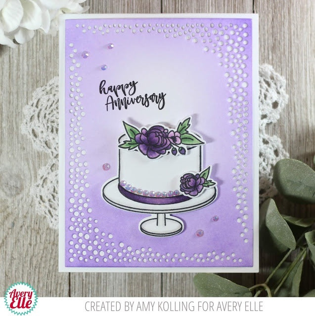 Avery Elle Clear Stamp Set 4"X6" - Cake For All