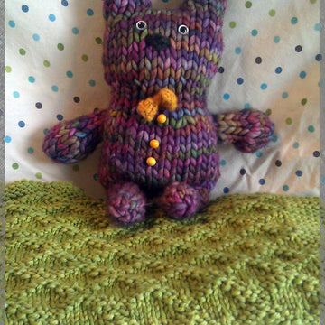 Lettuce Lattice Baby Blanket