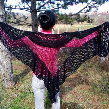 Knit & Crochet Lorena Shawl