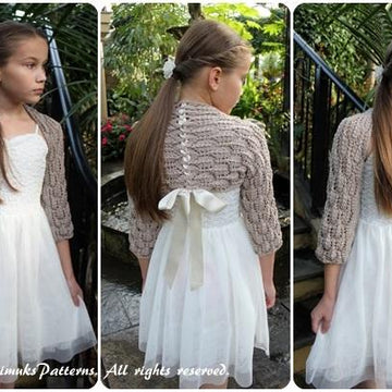 Feather lace shrug