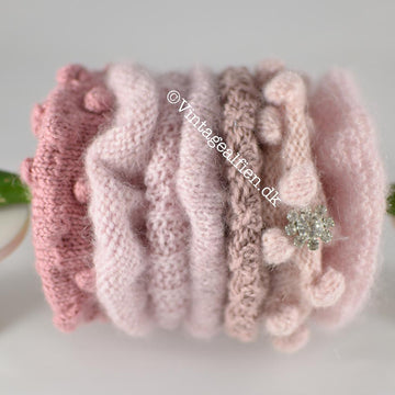 Ella - knitted scrunchies