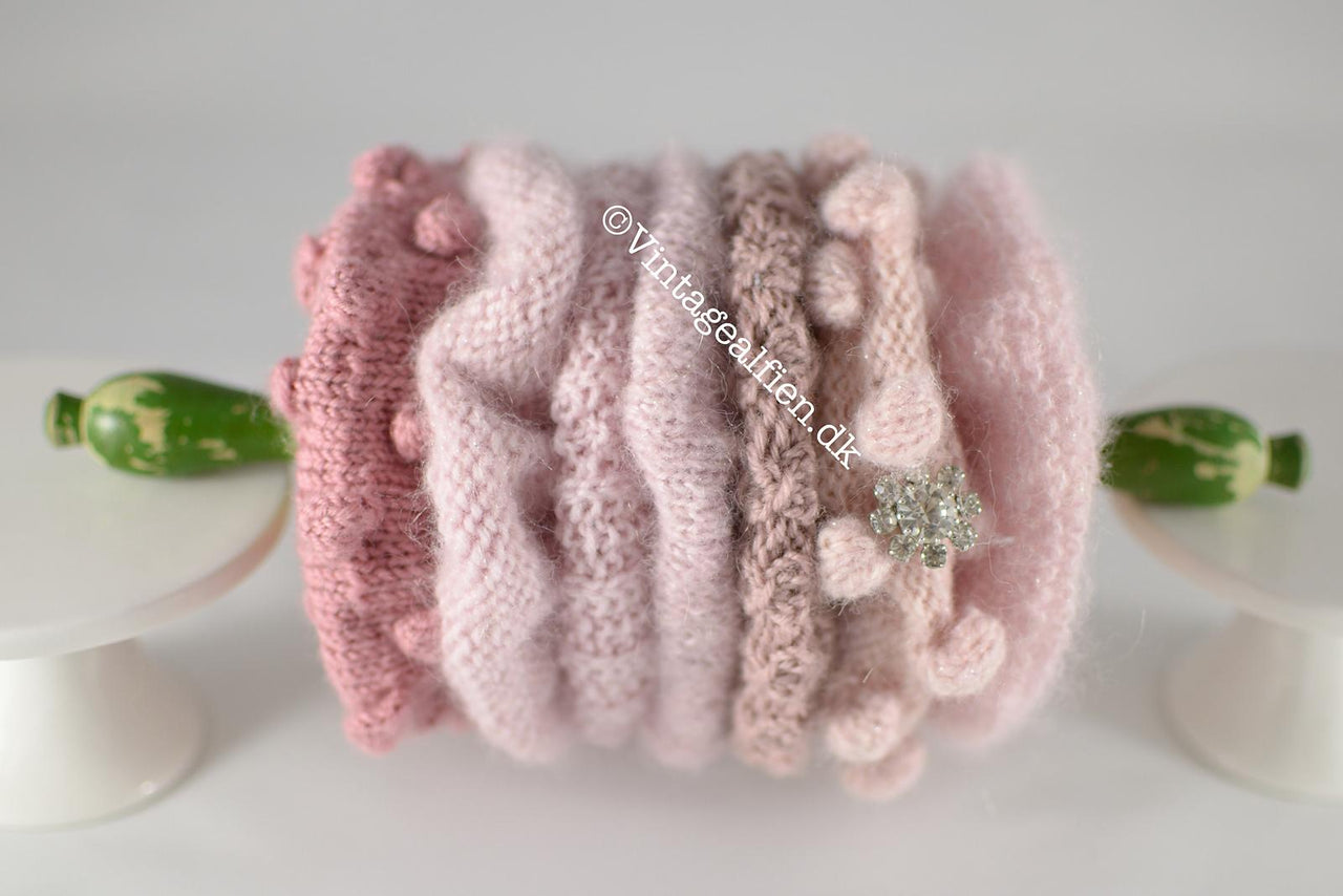 Ella - knitted scrunchies