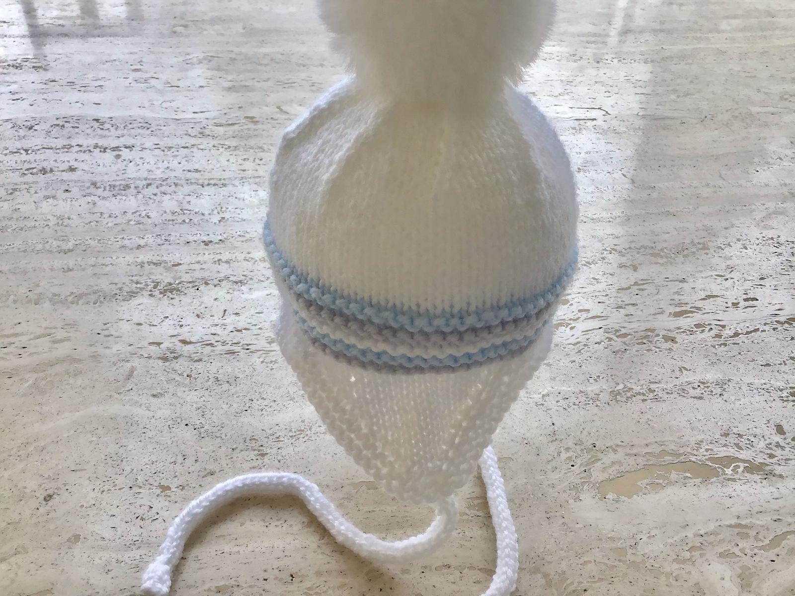Unisex Hat And Booties Stripe