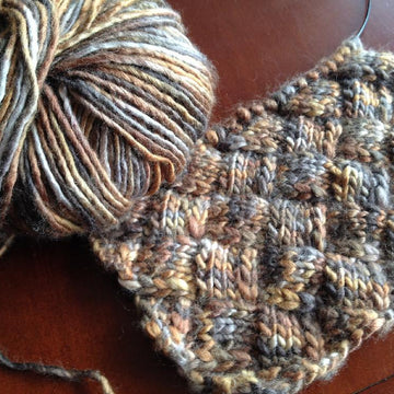 Marlowe Entrelac Cowl