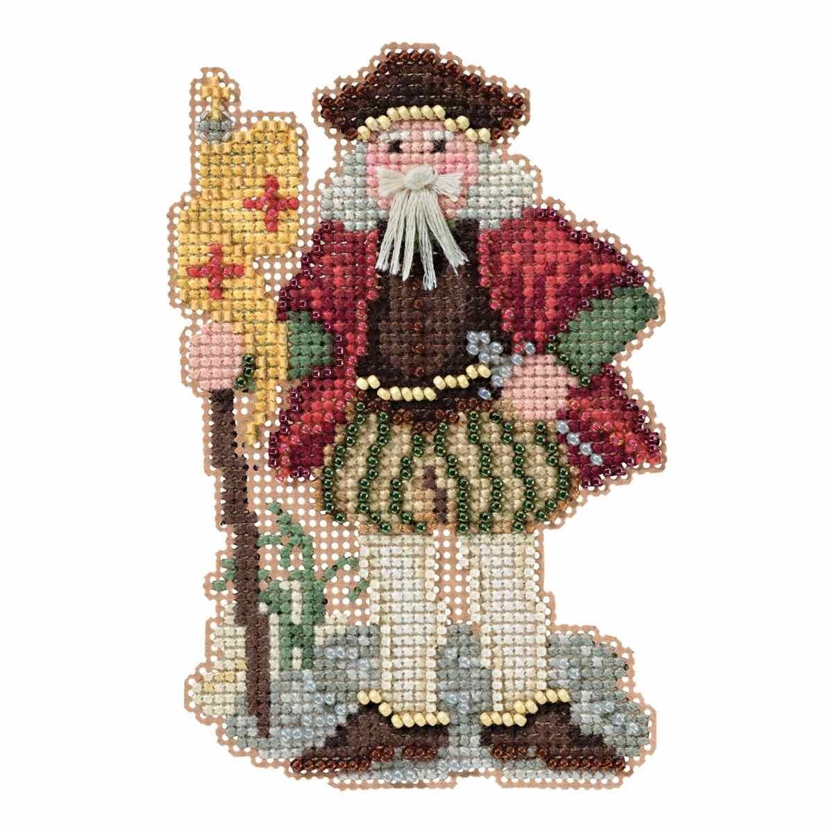 Mill Hill Renaissance Genoa Santa Cross Stitch Kit - Multi