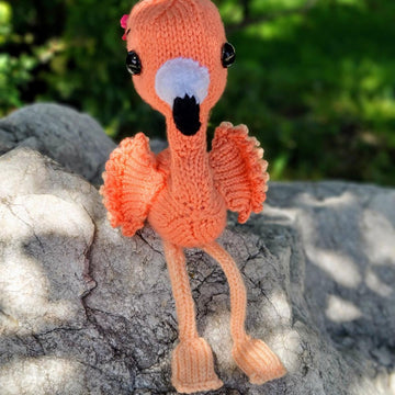 Sitting Pretty Flamingo