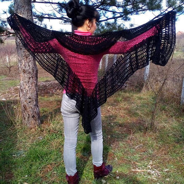 Knit & Crochet Lorena Shawl
