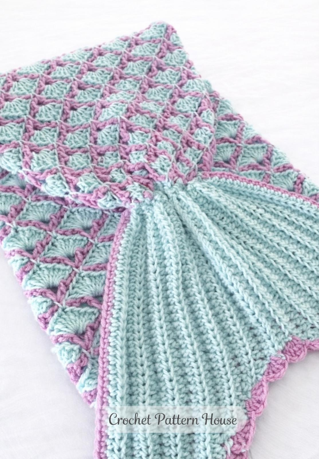 Mermaid Dreams Tail Blanket