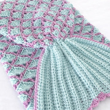 Mermaid Dreams Tail Blanket