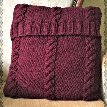 Owls and Cables Cushion