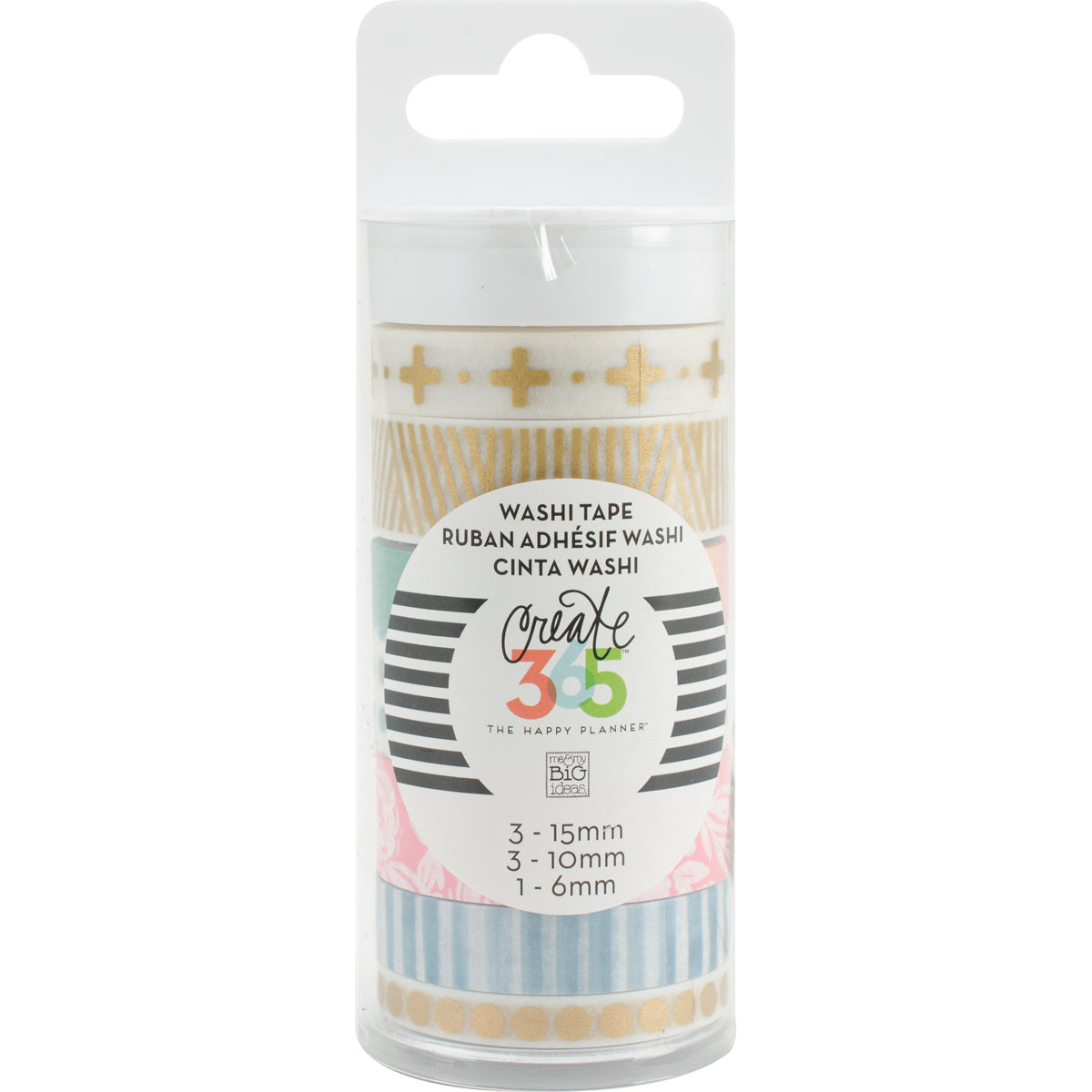 Happy Planner Washi Tape 7/Pkg - Hello Life