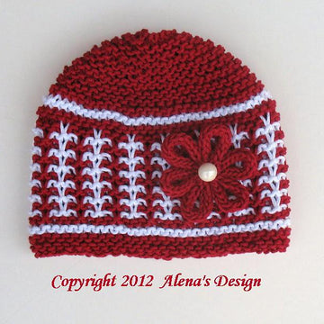 Red & White Hat and Blue & White Hat