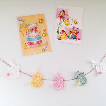 Easter Bunny appliqué bunting