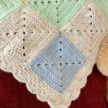 Sweet Baby Soft Granny Baby Blanket – Lion Brand Baby Soft (#3 Weight)