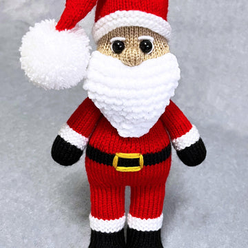 Santa on 2 needles