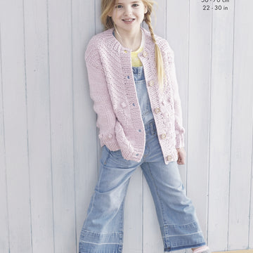 Sweater and Cardigan Knitted in King Cole Subtle Drifter Chunky - 5679 - Downloadable PDF
