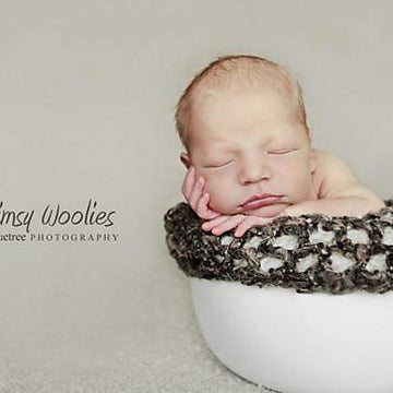 'Deep Earth Baby Bowl' Crochet Cocoon