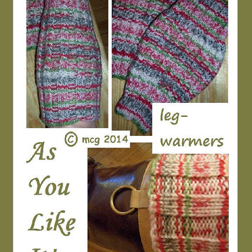 As You Like It -- toe-up, top-down and legwarmers all in one