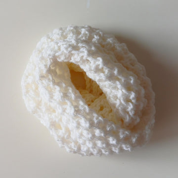 White Lace Cowl
