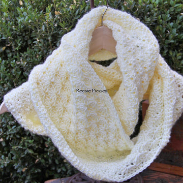 Shell Stitch Infinity Scarf