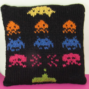 Superfast Retro Space Invaders Cushion