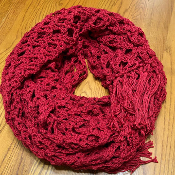 Simply Sophisticated Scarlet Throw