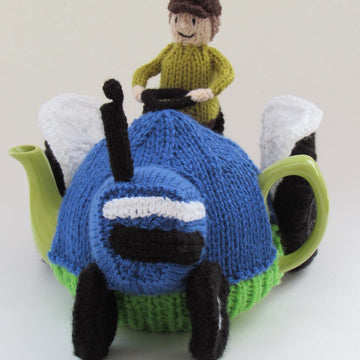 Blue Ford Tractor Tea Cosy