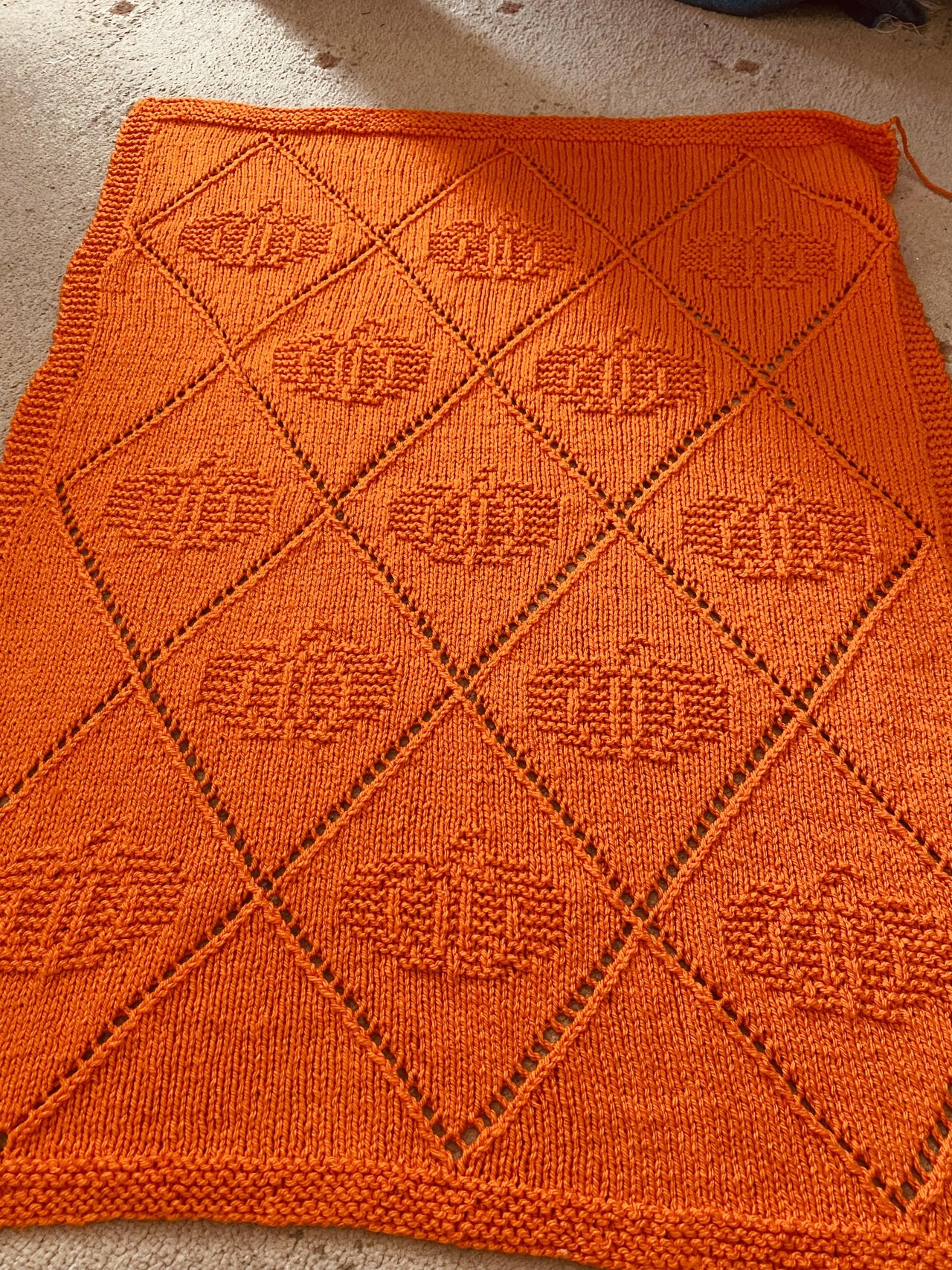 Pumpkin Blanket