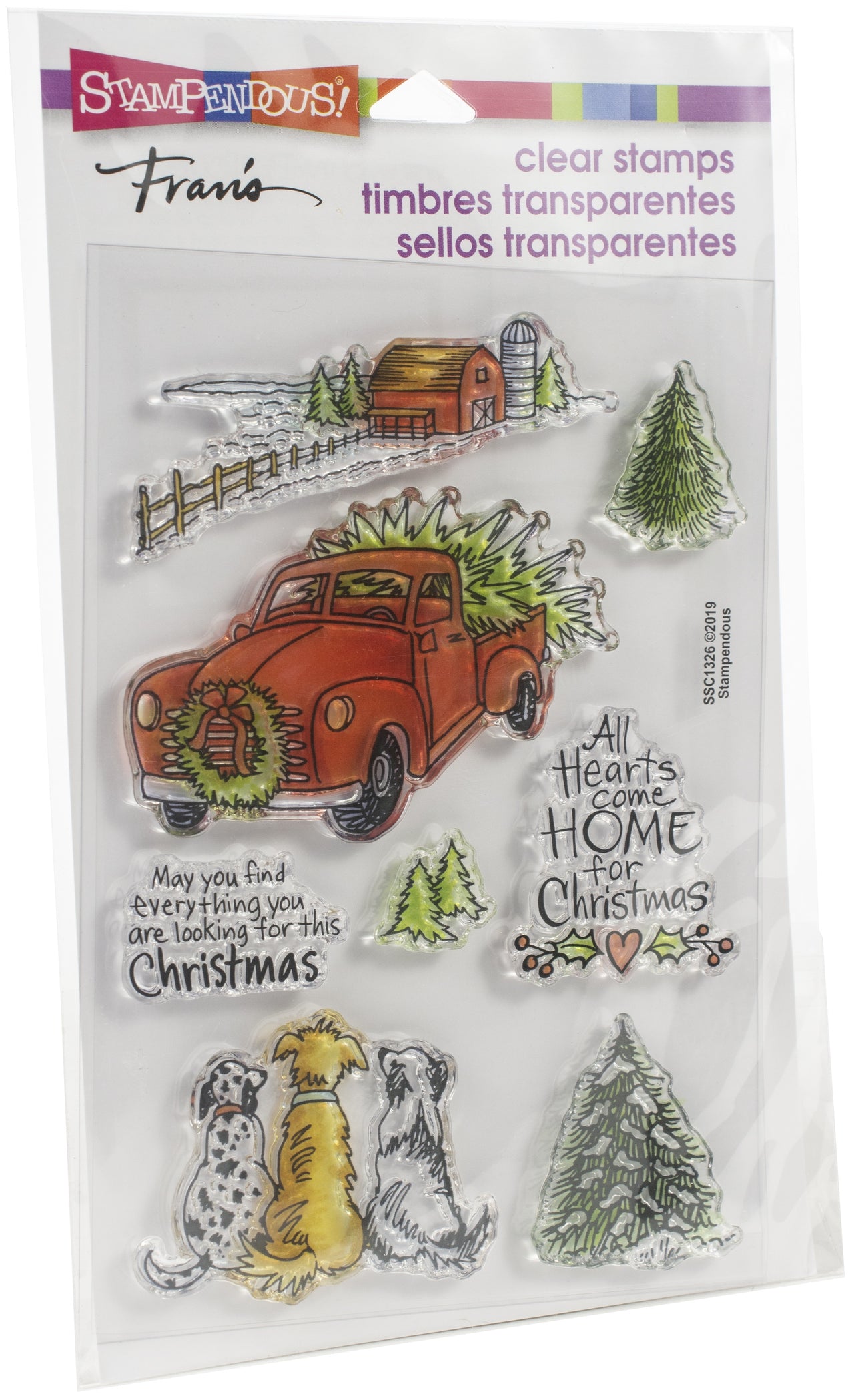 Stampendous Perfectly Clear Stamps - Christmas Farm