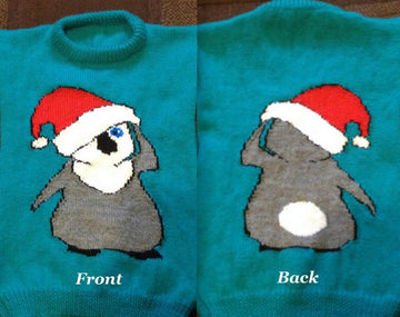 Christmas Penguin Front & Back Jumper #8