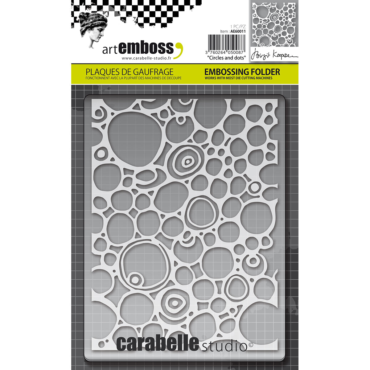 Carabelle Studio Embossing Folder - Circles & Dots