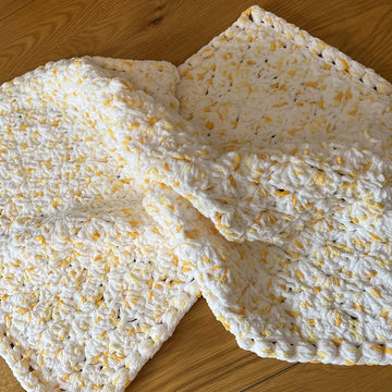 Peaches & Cream baby blanket