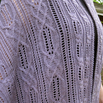 Hookset Cable Lace Shawl
