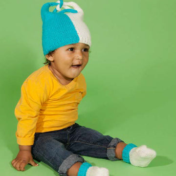 "Polar Beanie" - Beanie Knitting Pattern For Babies in Paintbox Yarns Simply DK