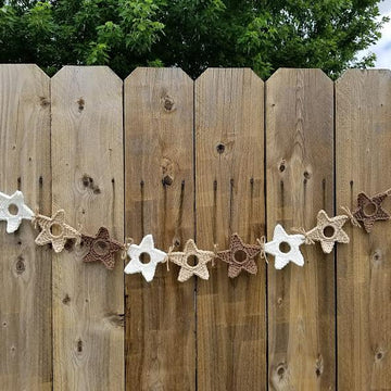 Upcycled Star Garland